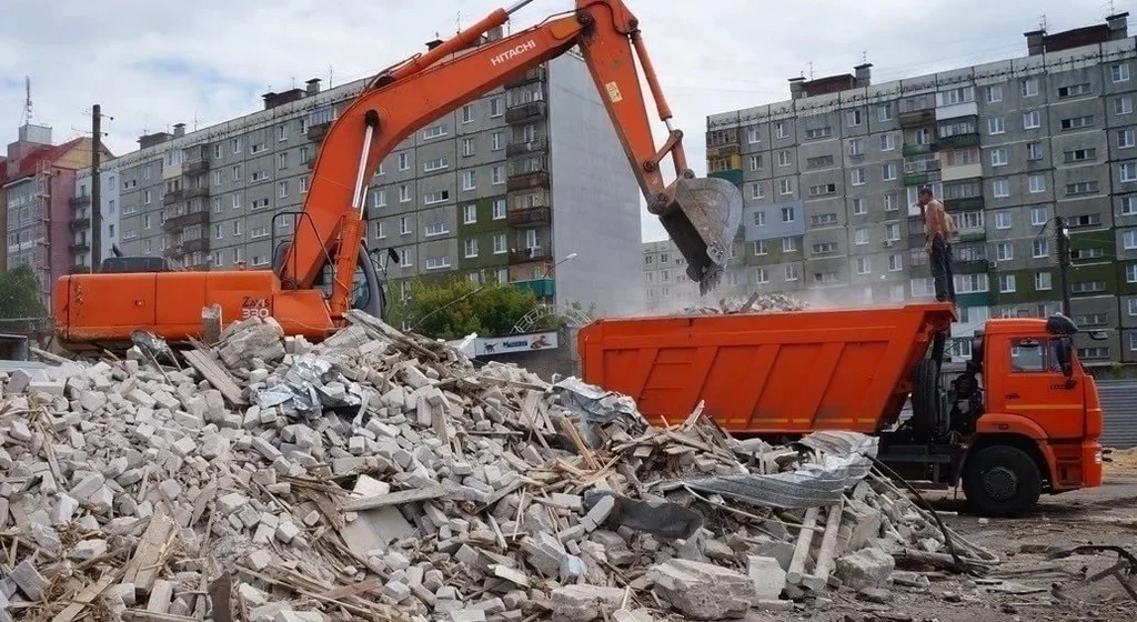 Профессиональный вывоз строительного мусора в Новошахтинске в октябре
