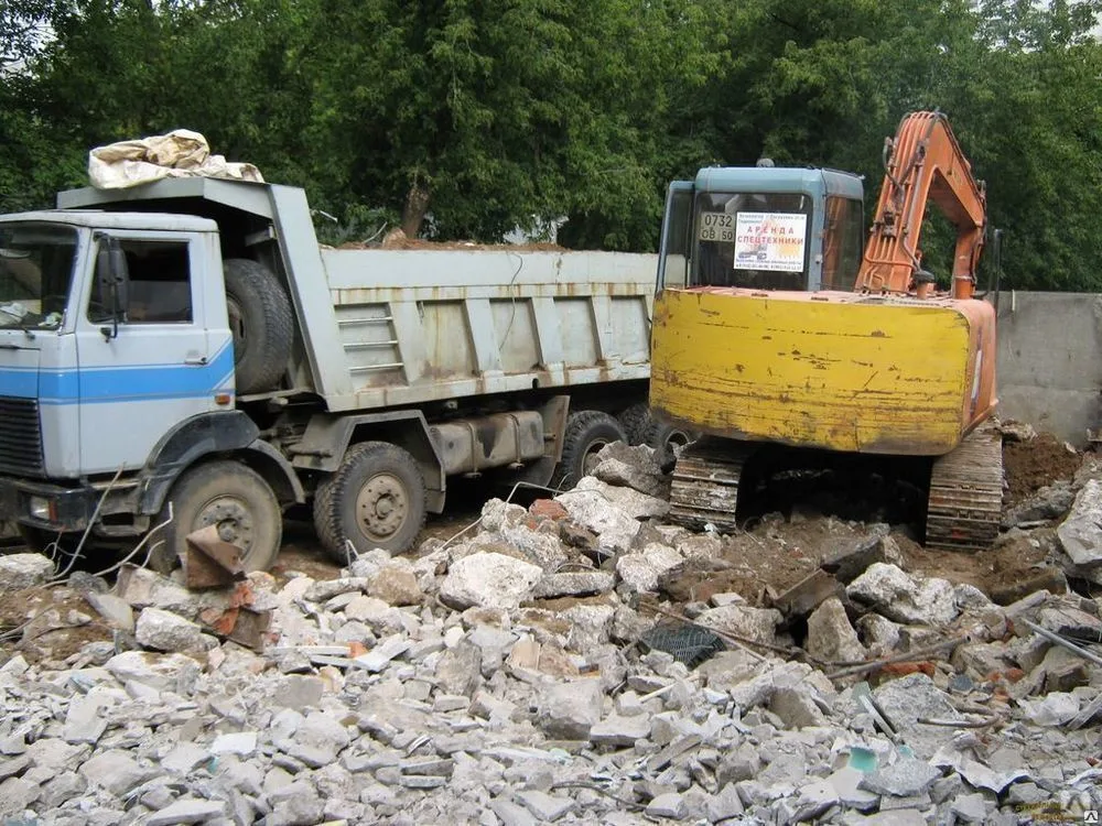 Вывоз бетонного боя и утилизация в Новошахтинске в октябре